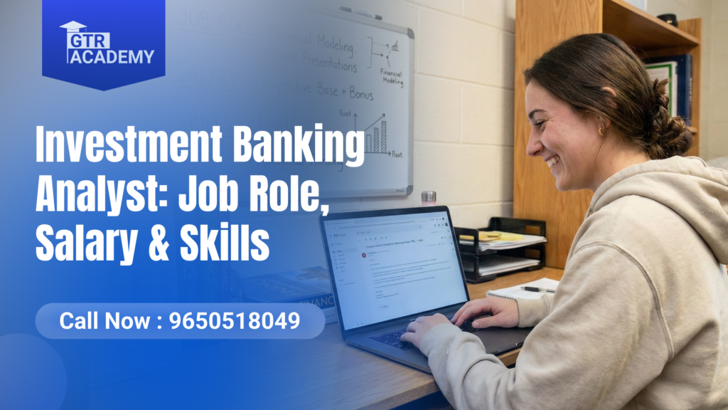 Best Investment Banking Analyst Job Role, Salary & Skills 2026?